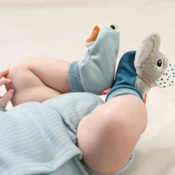 Skallrande strumpor - Playground Blue