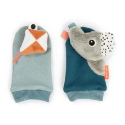 Skallrande strumpor - Playground Blue