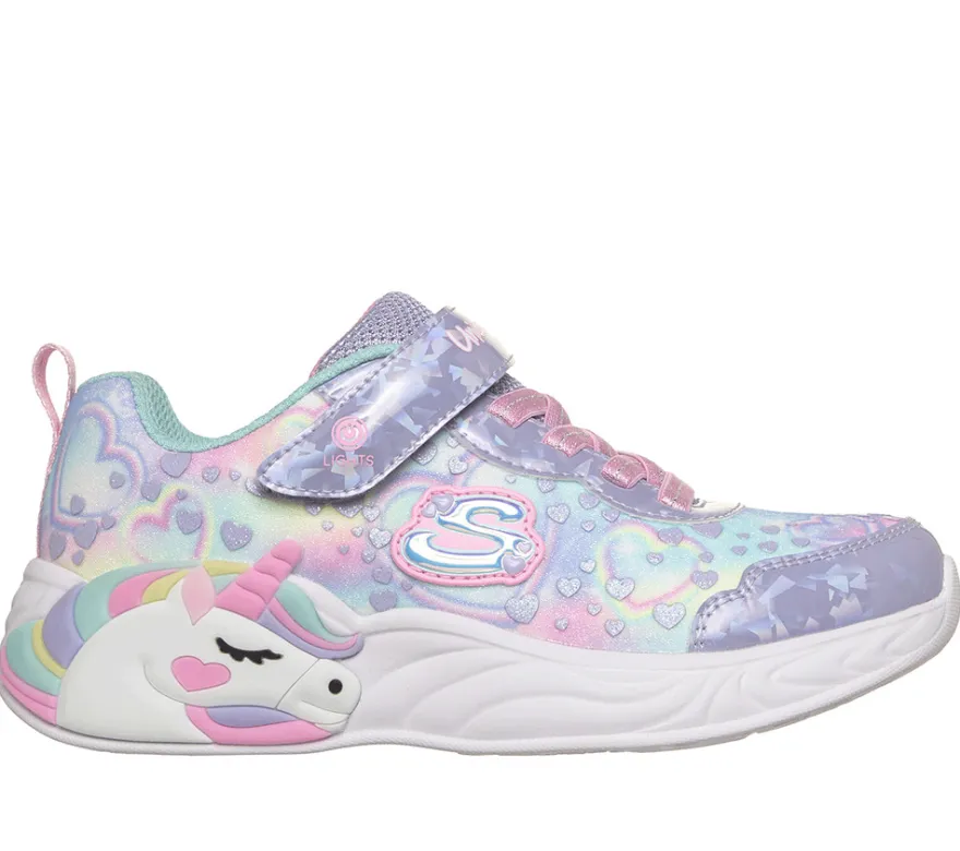 Skechers Unicorn Dreams Sneakers Heart Sparkle - Purple