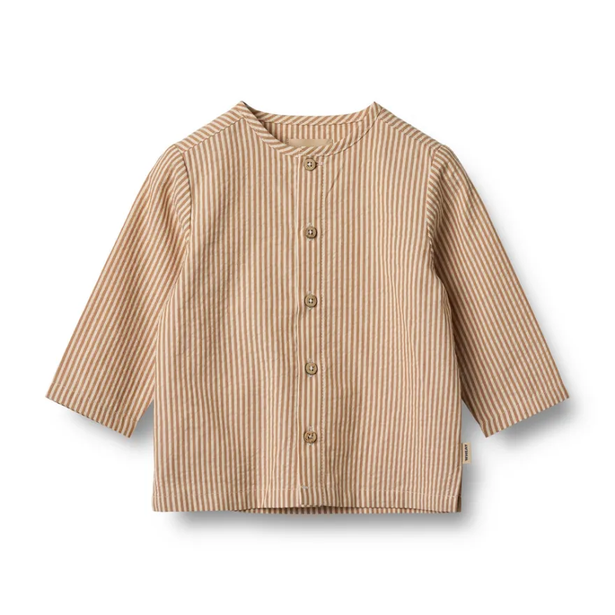 Skjorta Shelby - Caramel Stripe