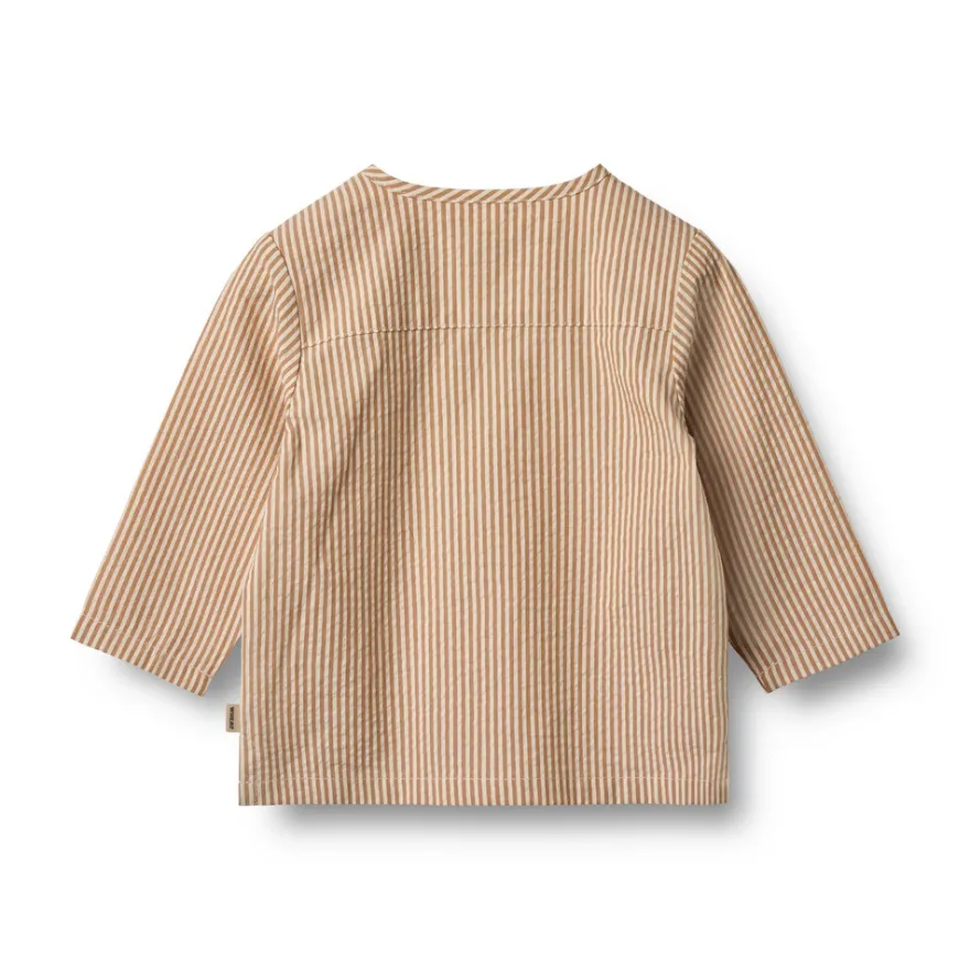 Skjorta Shelby - Caramel Stripe