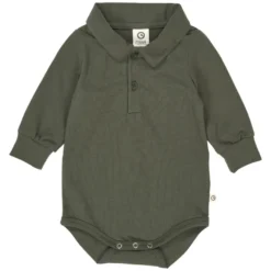 Skjortbody Cozy Me - Deep Green