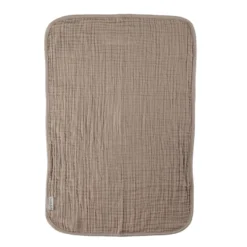 Skötunderlägg muslin, 2 pk.-Cappuccino/Mocca