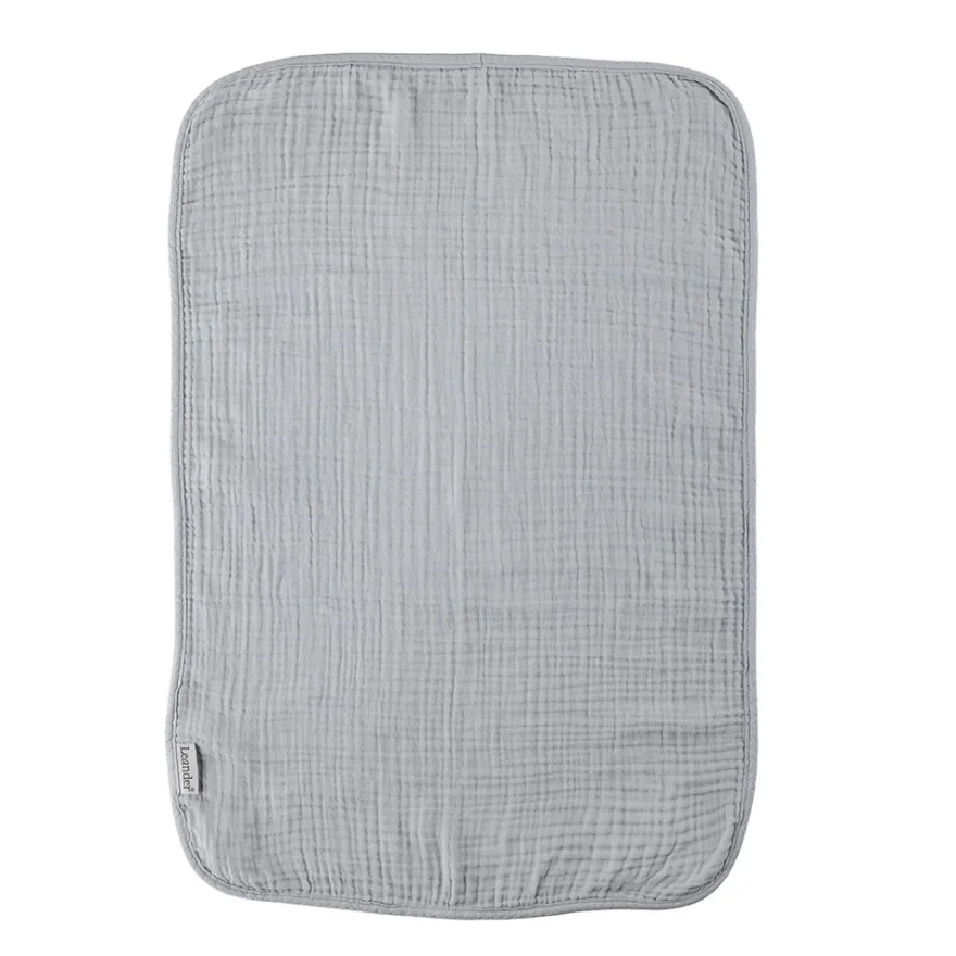 Skötunderlägg muslin, 2 pk.-Pearl Grey/Sage Green