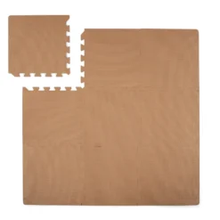 Skumlekmatta 90x90cm - Light Brown