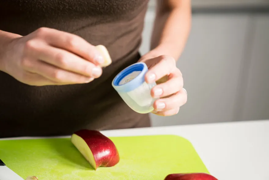 Smaknapp och Bitring Flavorillo 2-i-1 - Grön