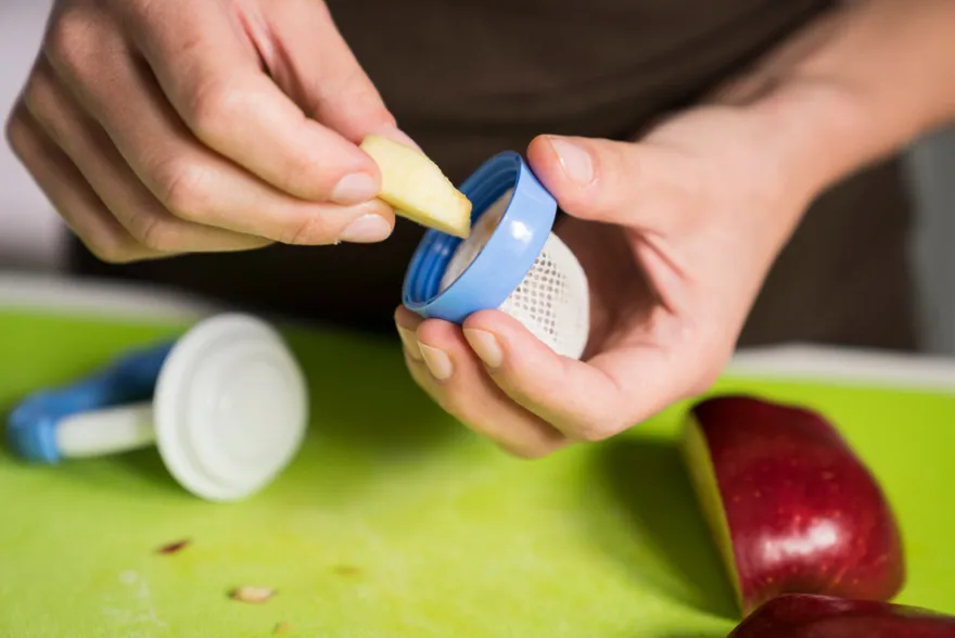 Smaknapp och Bitring Flavorillo 2-i-1 - Grön