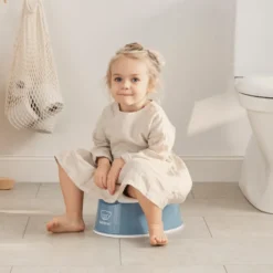Smart Potta - Gråblå/vit