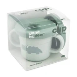 Snack- & Pipmugg - Croco Green