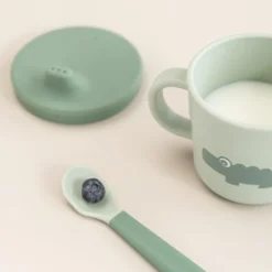 Snack- & Pipmugg - Croco Green