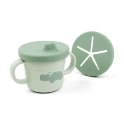 Snack- & Pipmugg - Croco Green