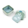 Snacksbox 3-pack Happy Clouds - Green