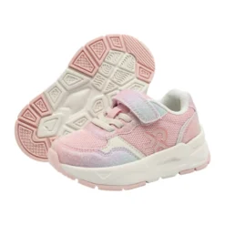 Sneaker m. Kardborreband - Bridal Rose