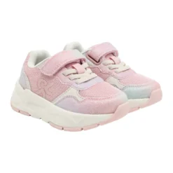 Sneaker m. Kardborreband - Bridal Rose