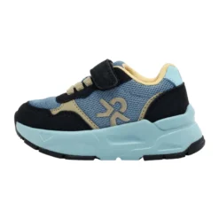 Sneaker m. Kardborreband - Coronet Blue