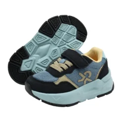Sneaker m. Kardborreband - Coronet Blue