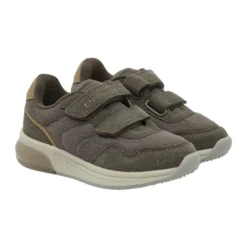 Sneakers kardborreband m. Ljus - Morel