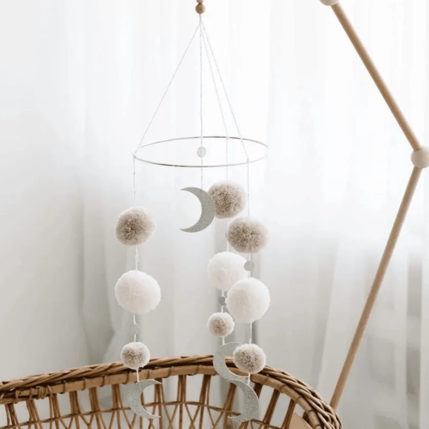 Sängmobil Pom-Pom - Beige