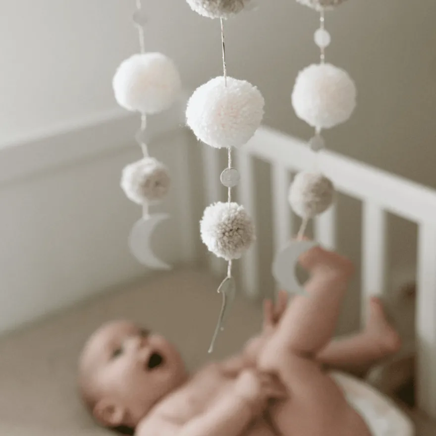 Sängmobil Pom-Pom - Beige