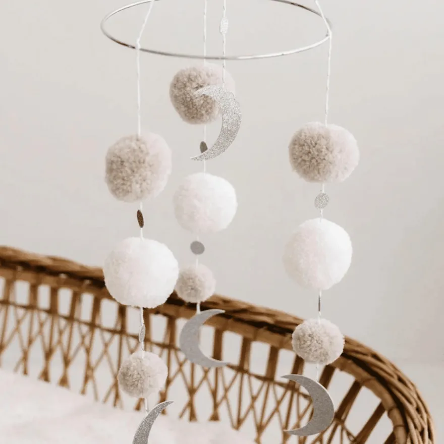 Sängmobil Pom-Pom - Beige