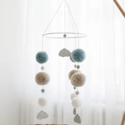 Sängmobil Pom-Pom - Blå