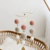 Sängmobil Pom-Pom - Rosa
