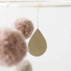 Sängmobil Pom-Pom - Rosa
