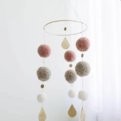 Sängmobil Pom-Pom - Rosa