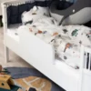 Sängsida till baby & juniorsäng - Vit