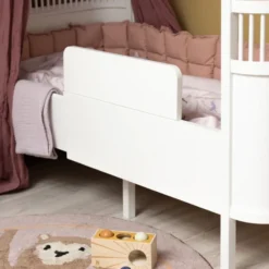 Sängsida till baby & juniorsäng - Vit
