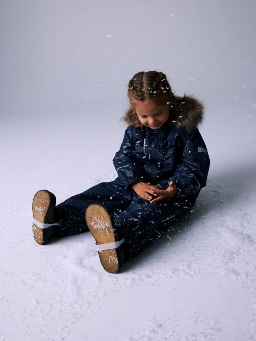 Snow10 Glitter Vinteroverall - Dark Sapphire