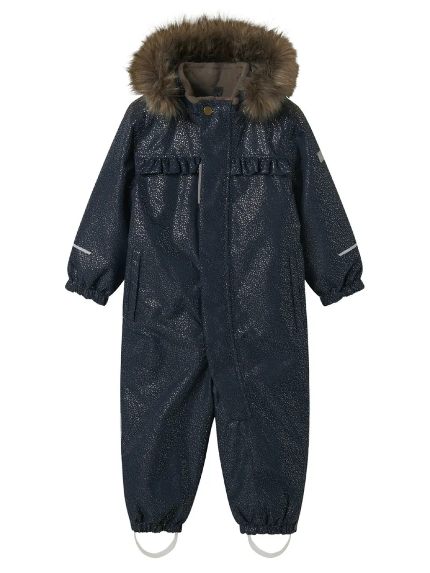 Snow10 Glitter Vinteroverall - Dark Sapphire