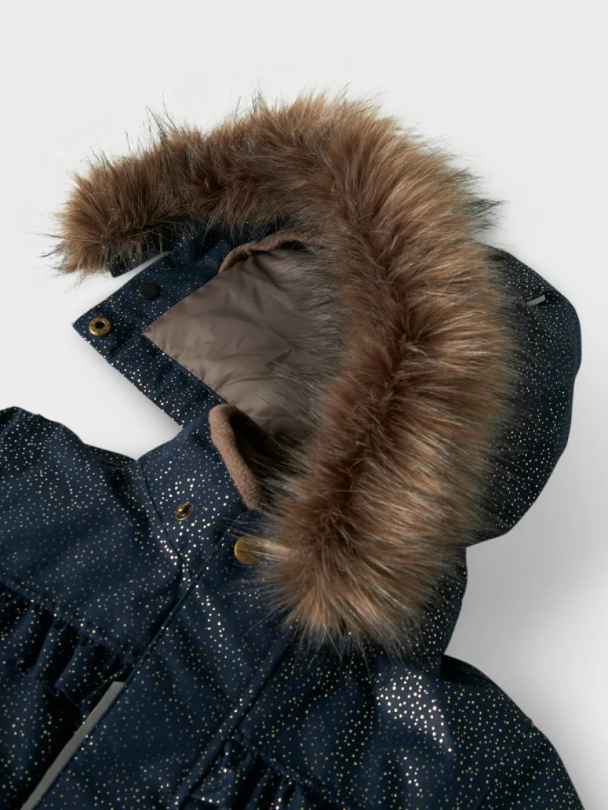 Snow10 Glitter Vinteroverall - Dark Sapphire