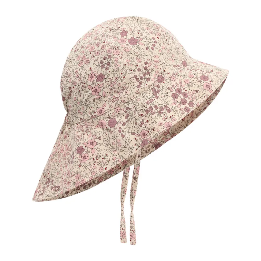 Solhatt m. Snören - UPF 30 - Eggnog