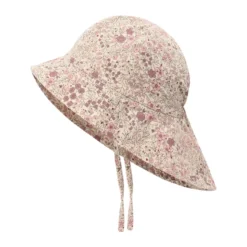 Solhatt m. Snören - UPF 30 - Eggnog