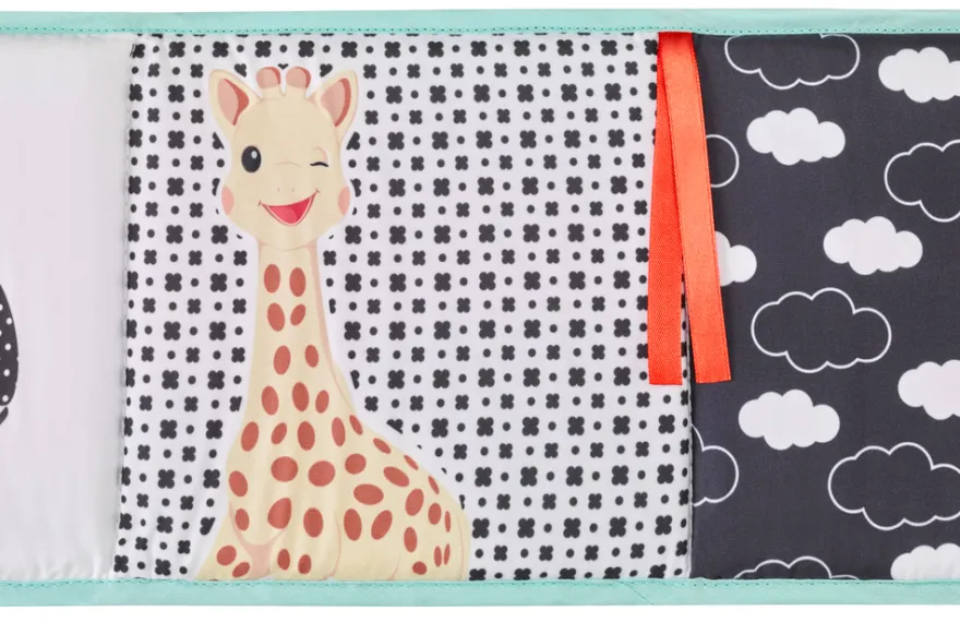 Sophie La Girafe Vikbar Dubbelsidig Bok