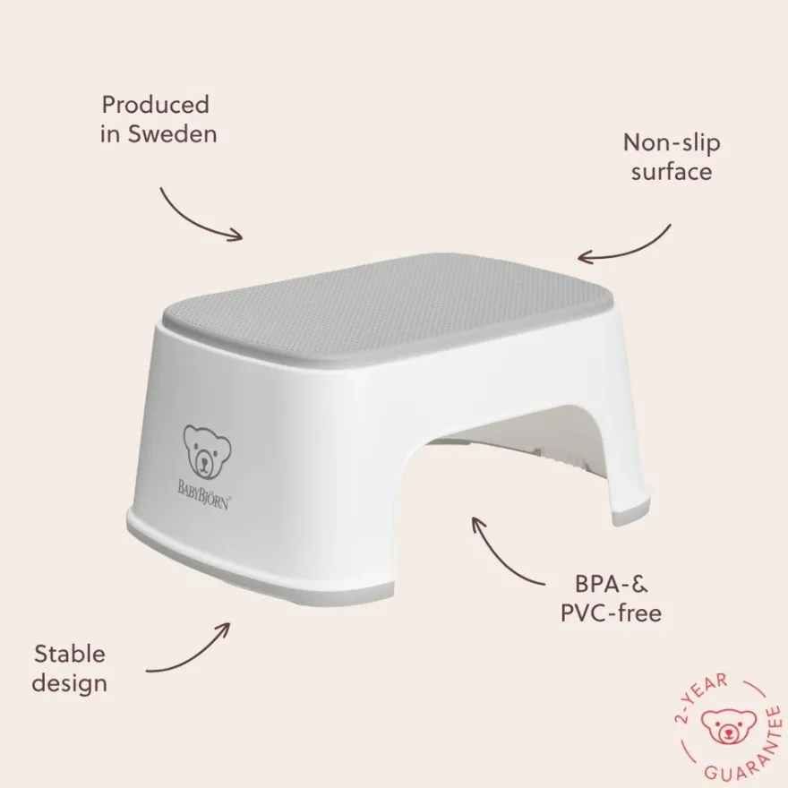 Stadig Barnpall - Vit/Grå