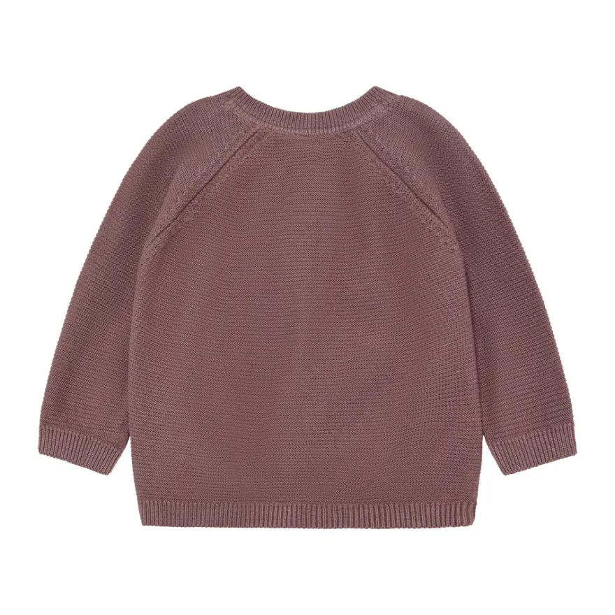 Stickad Kofta - Deauville Mauve