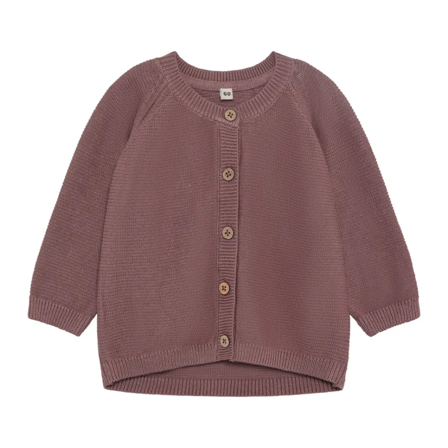 Stickad Kofta - Deauville Mauve