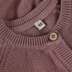Stickad Kofta - Deauville Mauve