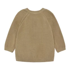 Stickad Kofta - Silver Mink Melange