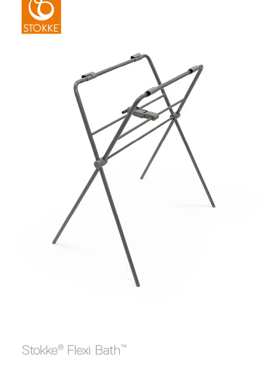 Stokke® Flexi Bath Badbalja Inkl. Stativ & Stöd Till Nyfödd - White