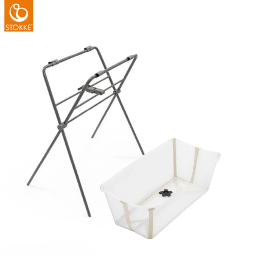 Stokke® Flexi Bath Badbalja Inkl. Stativ - Sandy Beige