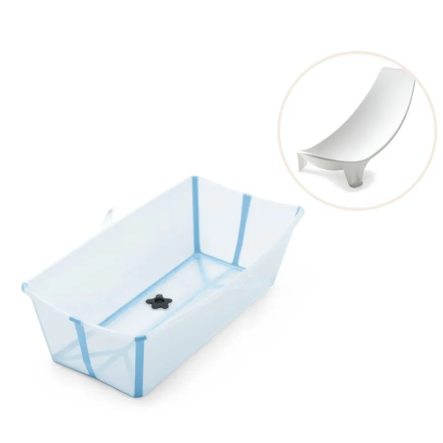 Stokke® Flexi Bath XL Badbalja Inkl. Badstöd - Ocean Blue