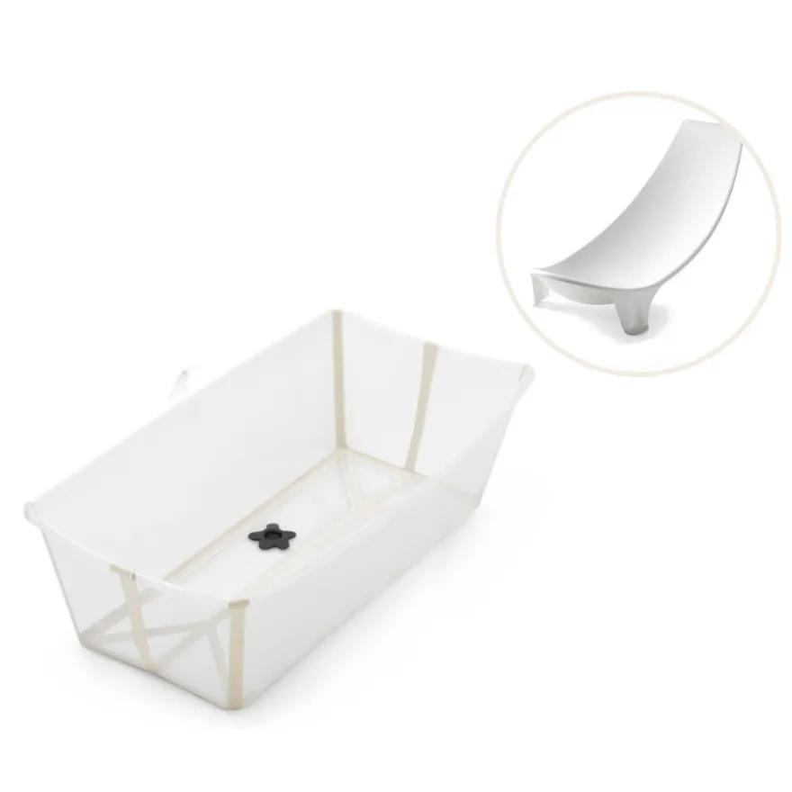 Stokke® Flexi Bath XL Badbalja Inkl. Badstöd - Sandy Beige