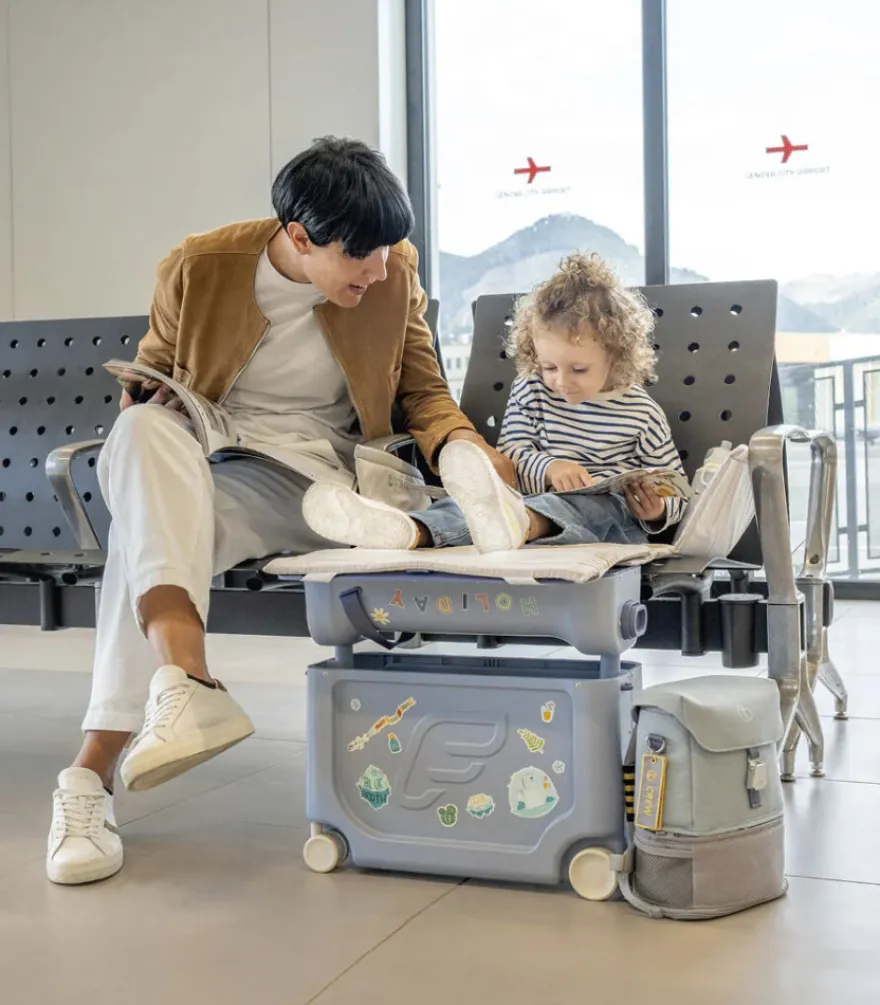 Stokke® JetKids BedBox Resesäng - Arctic Blue
