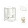 Stokke® Sleepi Mini V3 Spjälsäng Inkl. Madrass, Lakan & Spjälskydd – White
