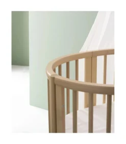 Stokke® Sleepi Mini V3 Spjälsäng Med Förlängning & Madrass - Natural