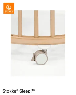 Stokke® Sleepi Mini V3 Spjälsäng Med Förlängning & Madrass - Natural