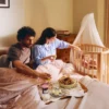 Stokke® Sleepi Mini V3 Spjälsäng Med Madrass Och Lakan - Natural